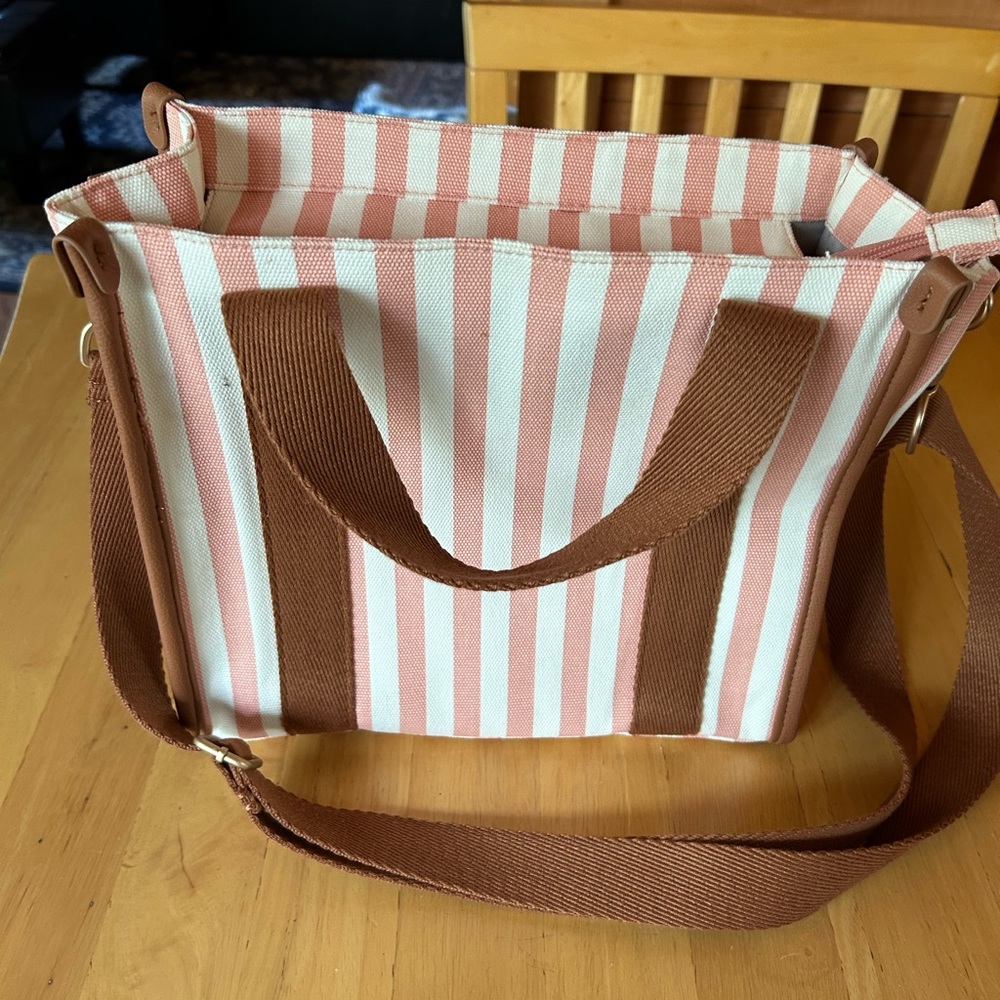 Thirty-One Small Canvas Square Tote - NEW!